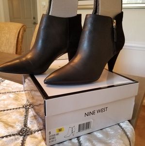 Nine West Yames Ankle Boots size 8